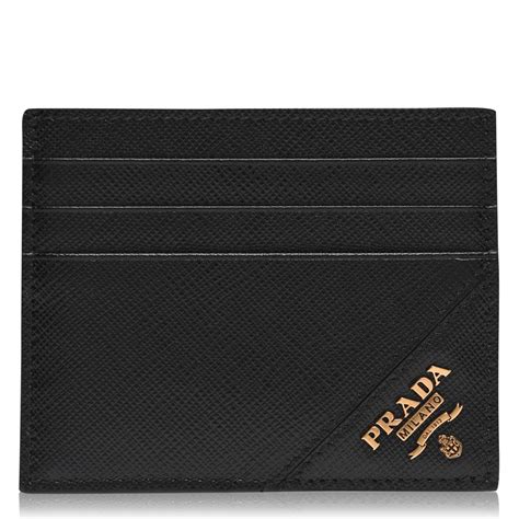 prada mens card holder wallet|Prada wristlet credit card holder.